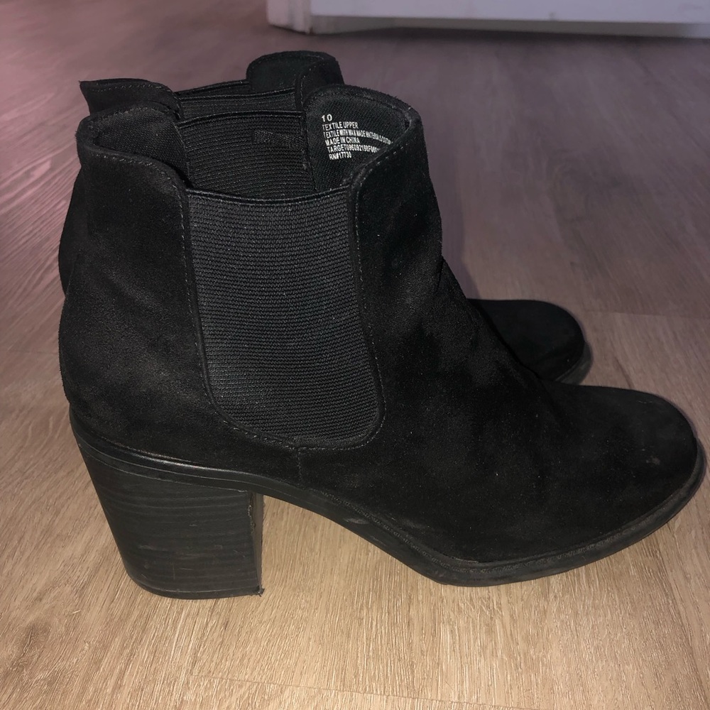 Suede Booties